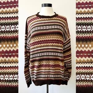 90s Liz Claiborne Knit Winter Oversized Slouchy Sweater